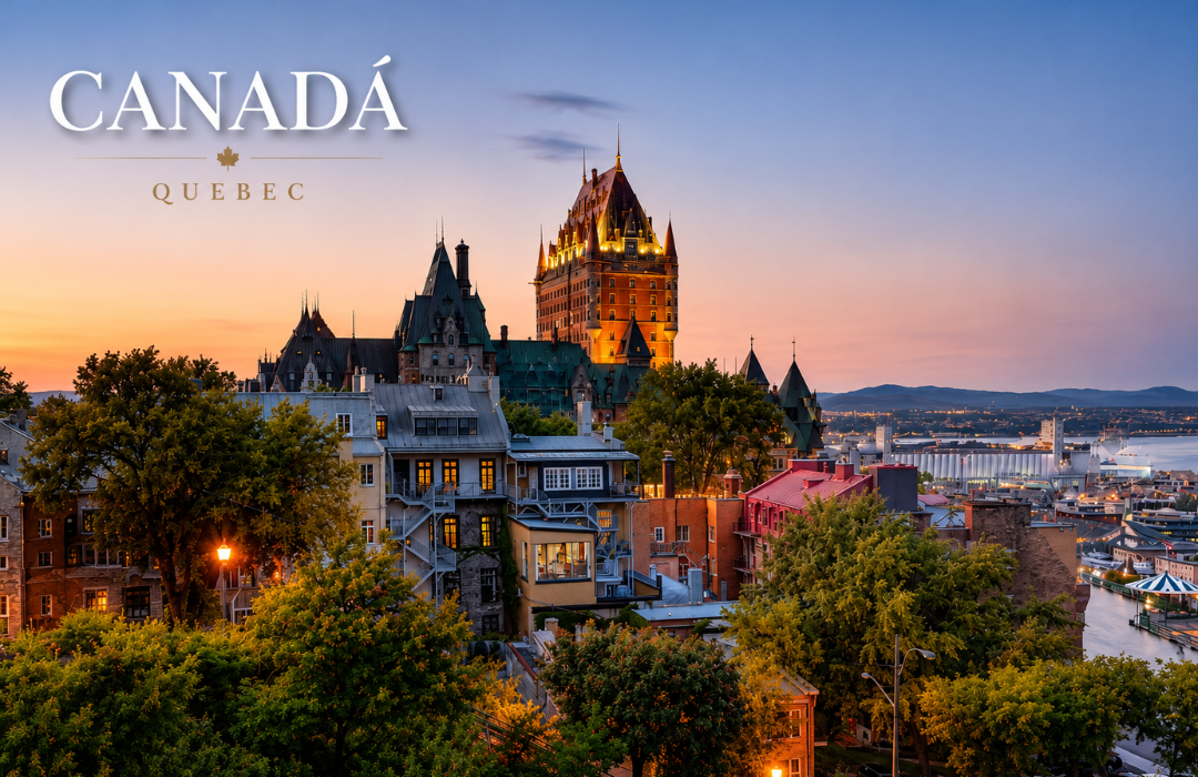 Toronto, Niagara Falls, Mil Islas, Ottawa, Quebec y Montreal.